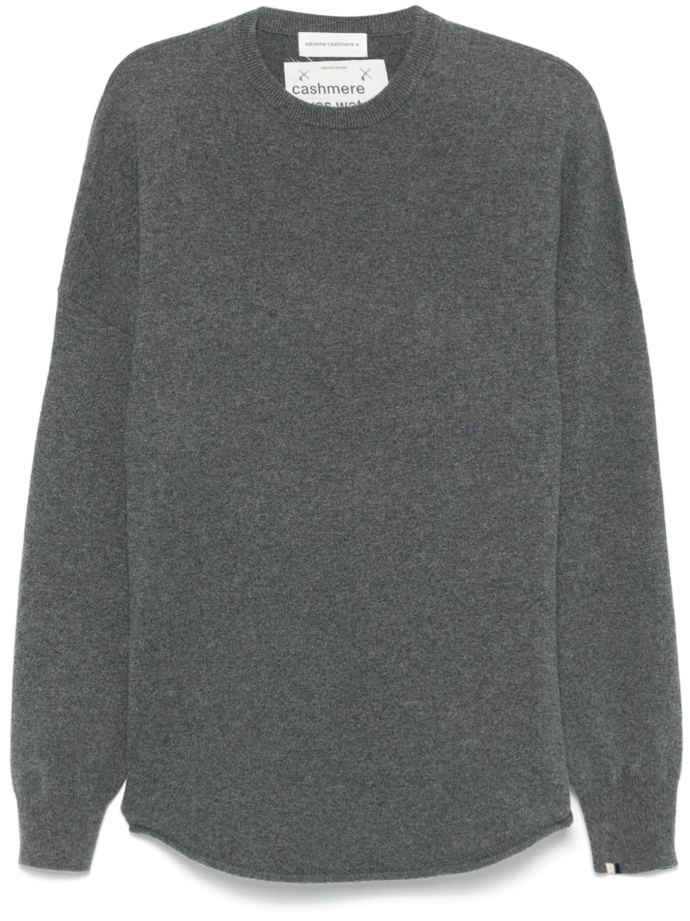 extreme cashmere N°53 Crew Hop 毛衣 - 灰色