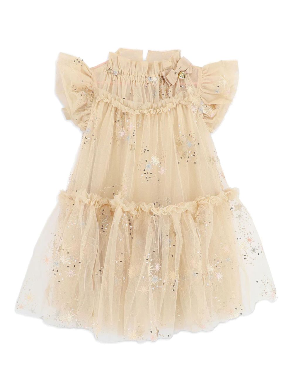 ANGEL'S FACE KIDS Marietta Glitter Star 连衣裙 - 金色