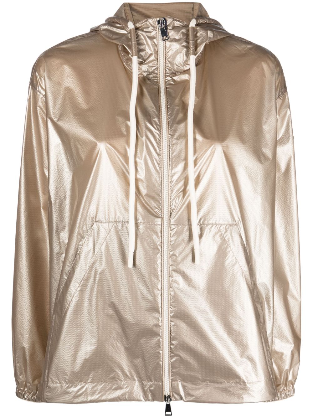 Moncler Tazenat 拉链连帽夹克 - 金色