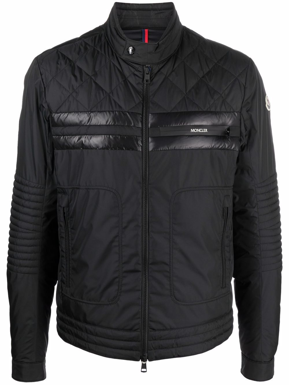 Moncler Atiu 机车夹克 - 黑色