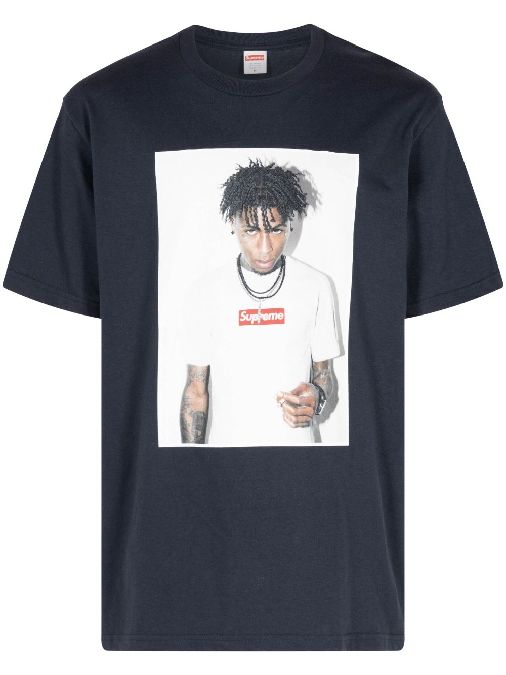 Supreme NBA Youngboy 棉T恤 - 蓝色