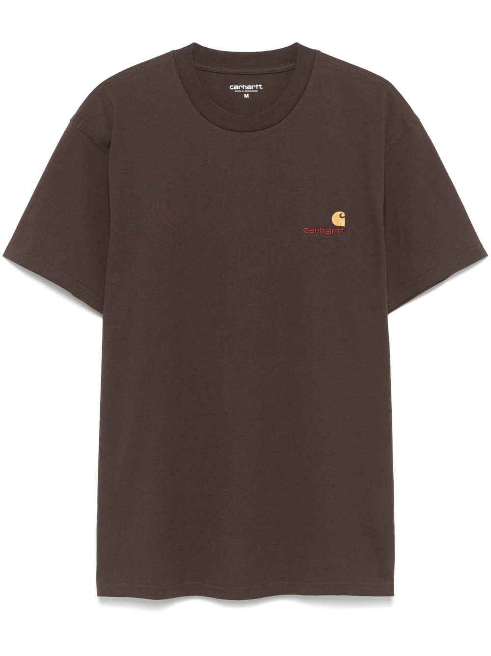 Carhartt WIP American Script T恤 - 褐色
