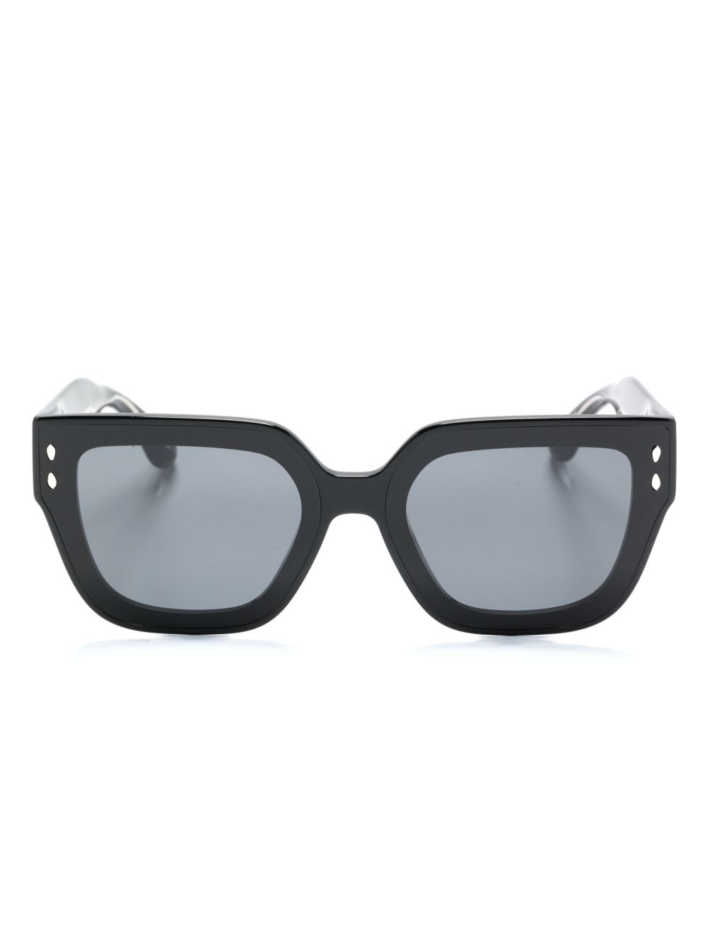 Isabel Marant Eyewear 方框太阳眼镜 - 黑色