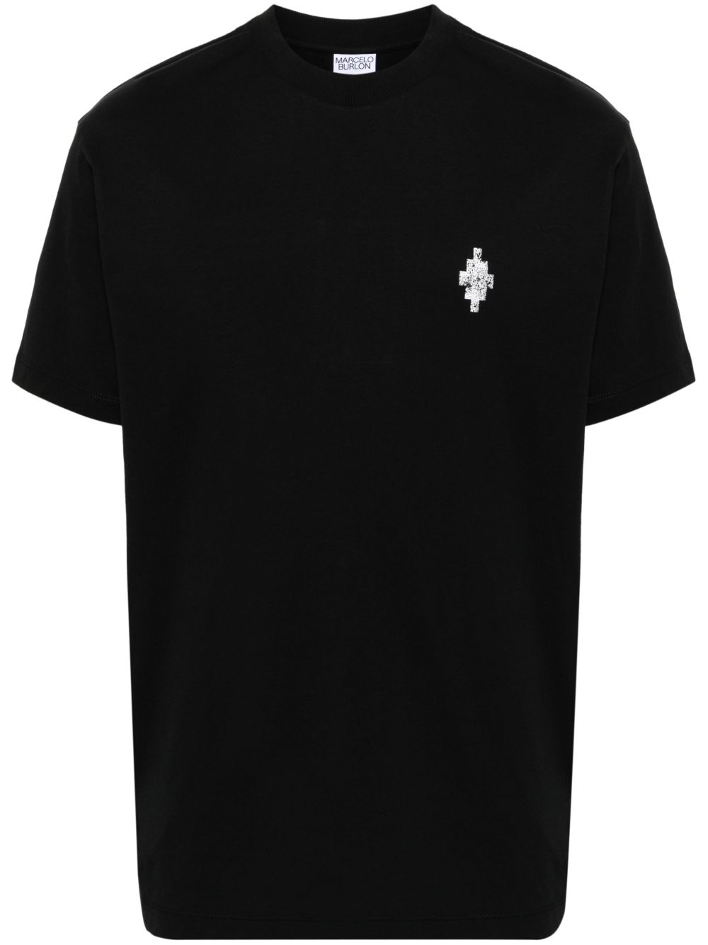 Marcelo Burlon County of Milan Vertigo Snakes 印花棉T恤 - 黑色