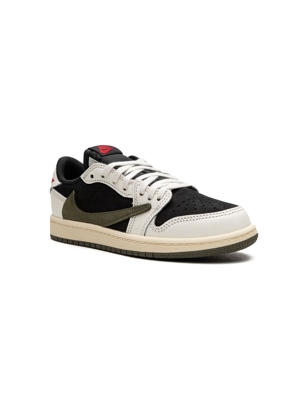 Jordan Kids "Air Jordan 1 Low ""Travis Scott - Olive"" 运动鞋" - 绿色