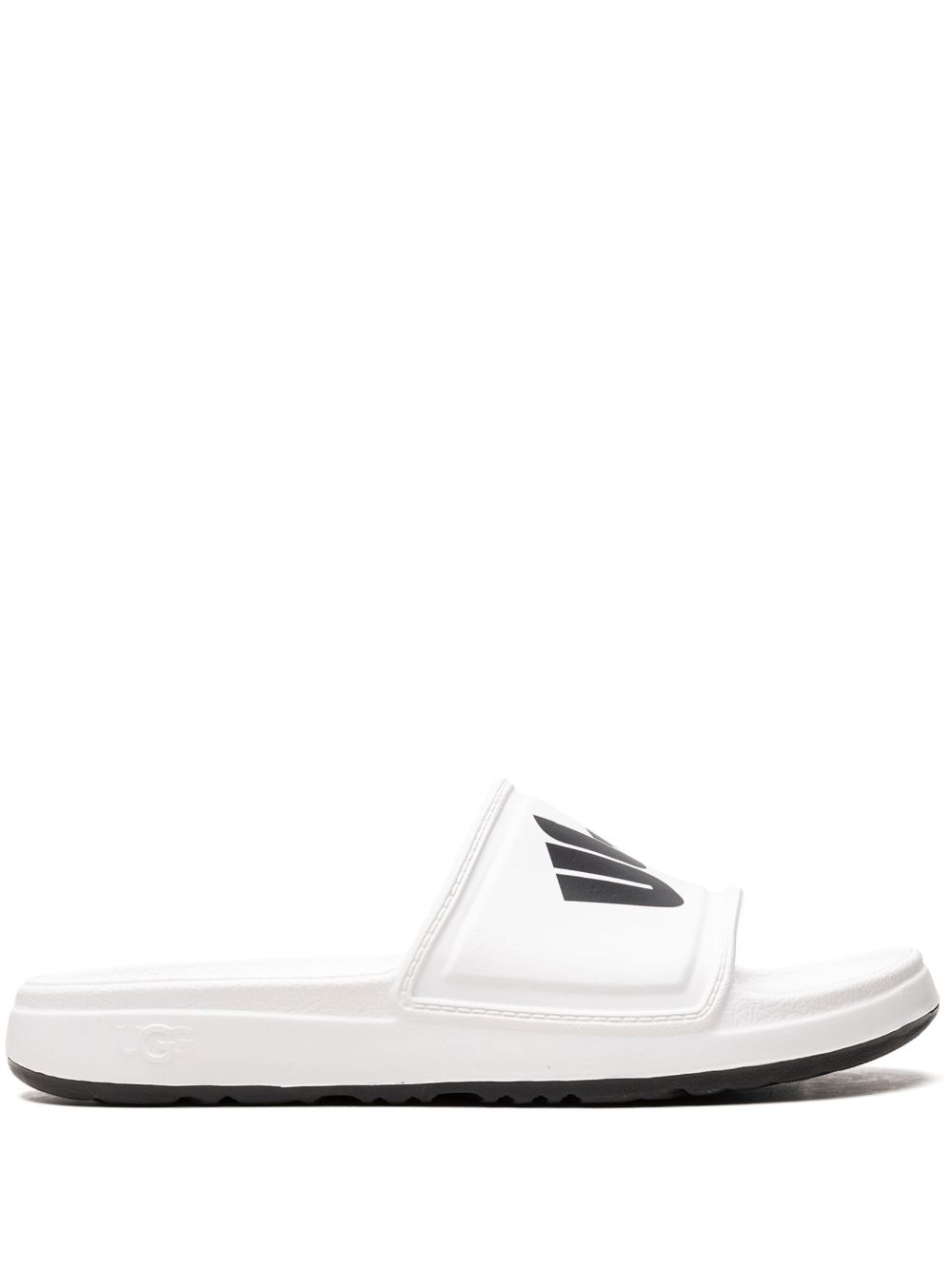 UGG Wilcox Chopped logo 拖鞋 - 白色