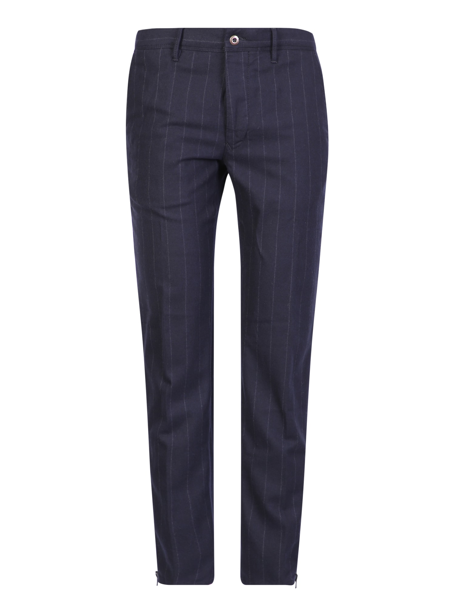 Incotex Pinstripe Pattern Trousers