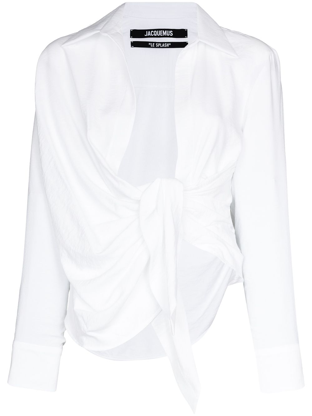 Jacquemus La Chemise Bahia 垂坠衬衫 - 白色
