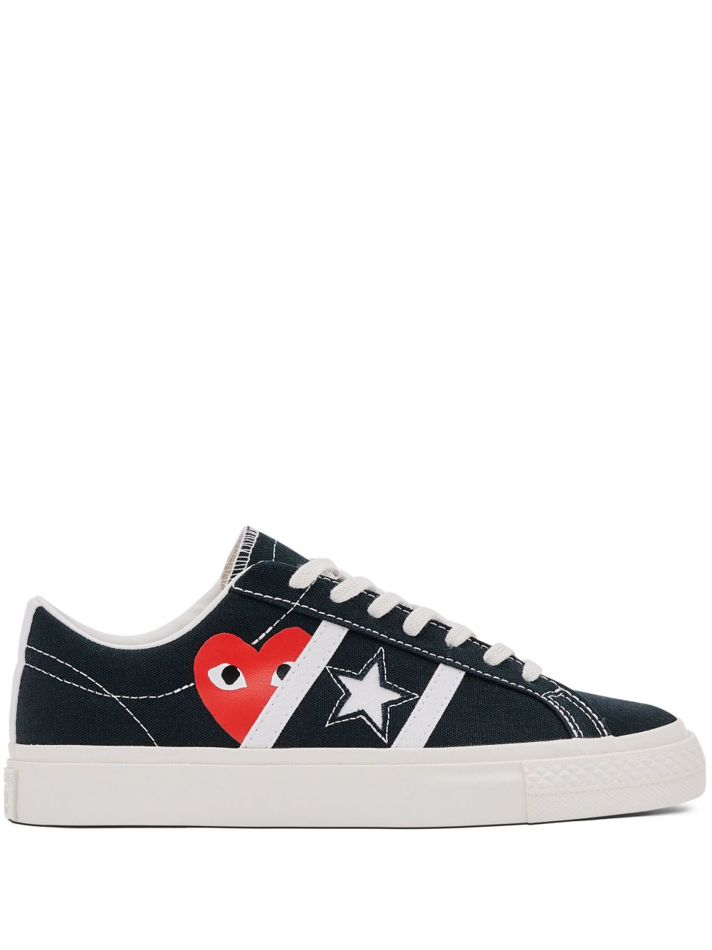 Comme Des Garçons Play x Converse One Star Academy Pro 运动鞋 - 黑色