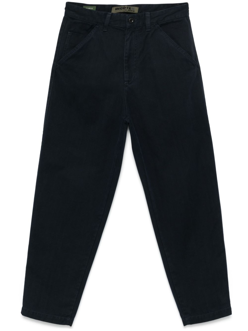 Incotex herringbone chinos - 蓝色