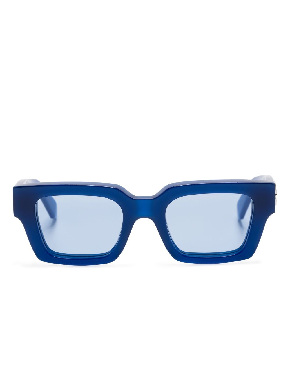 Off-White Eyewear 方框太阳眼镜 - 蓝色