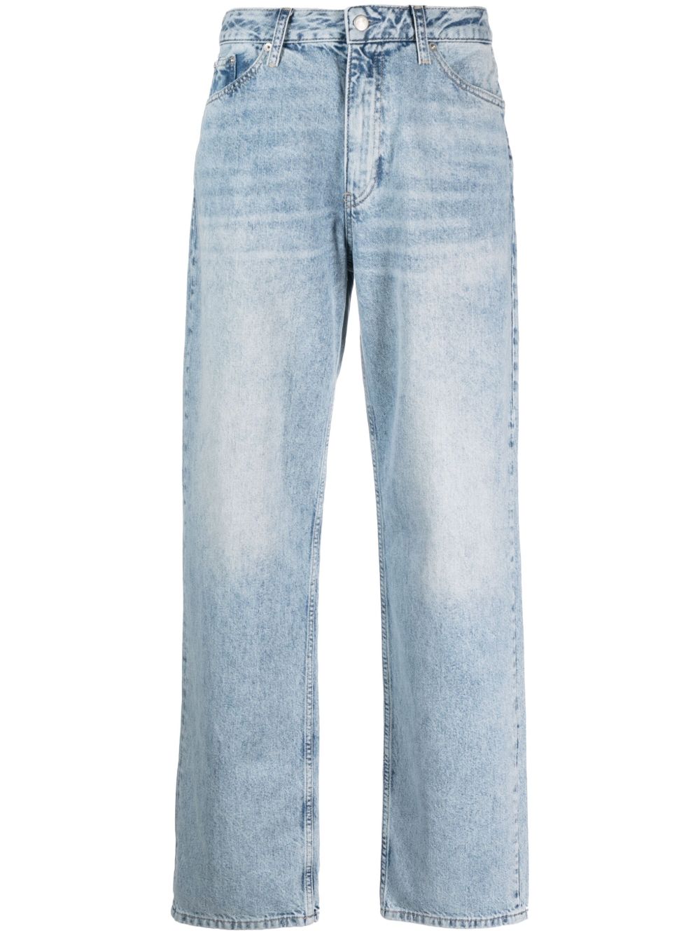 Calvin Klein Jeans 90年代风格直筒牛仔裤 - 蓝色
