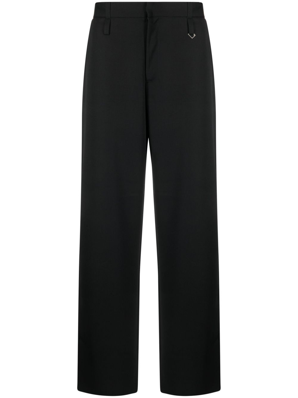 Jacquemus Piccini 初剪羊毛长裤 - 黑色