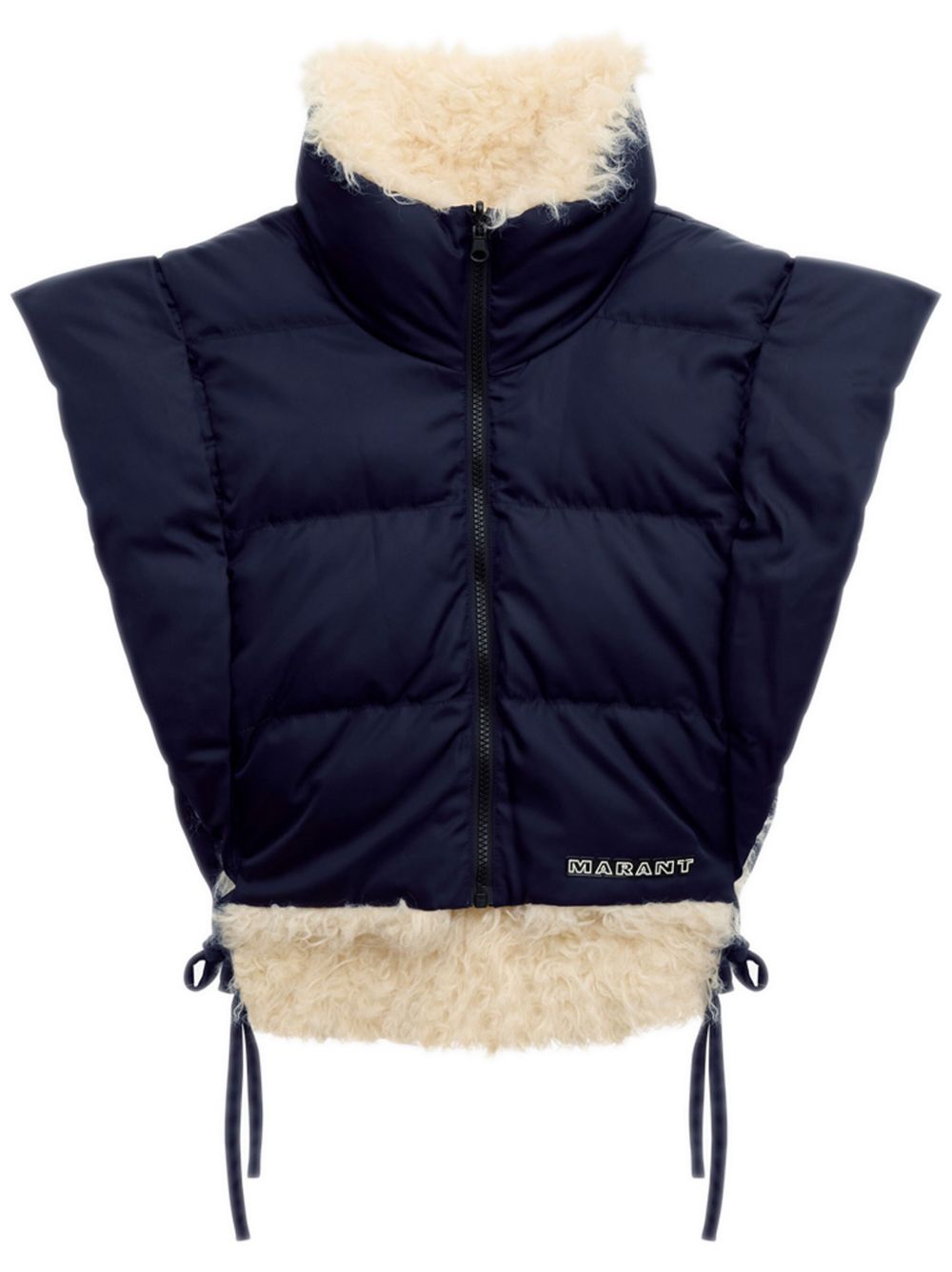 MARANT ÉTOILE Hoodiali 短款马甲 - 蓝色