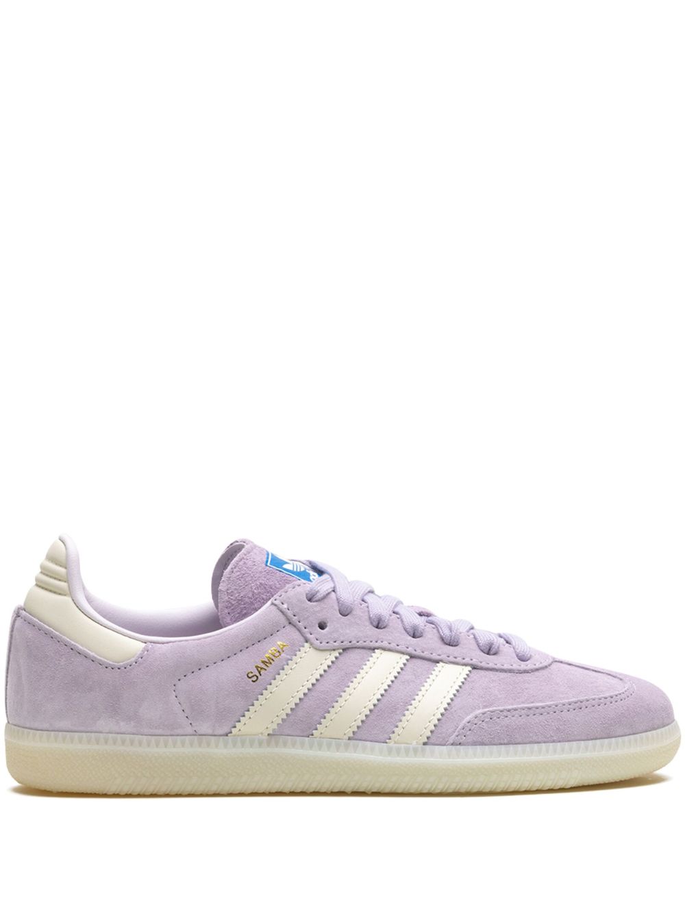 adidas Samba OG Silver Dawn/Chalk White/Off White 运动鞋 - 紫色