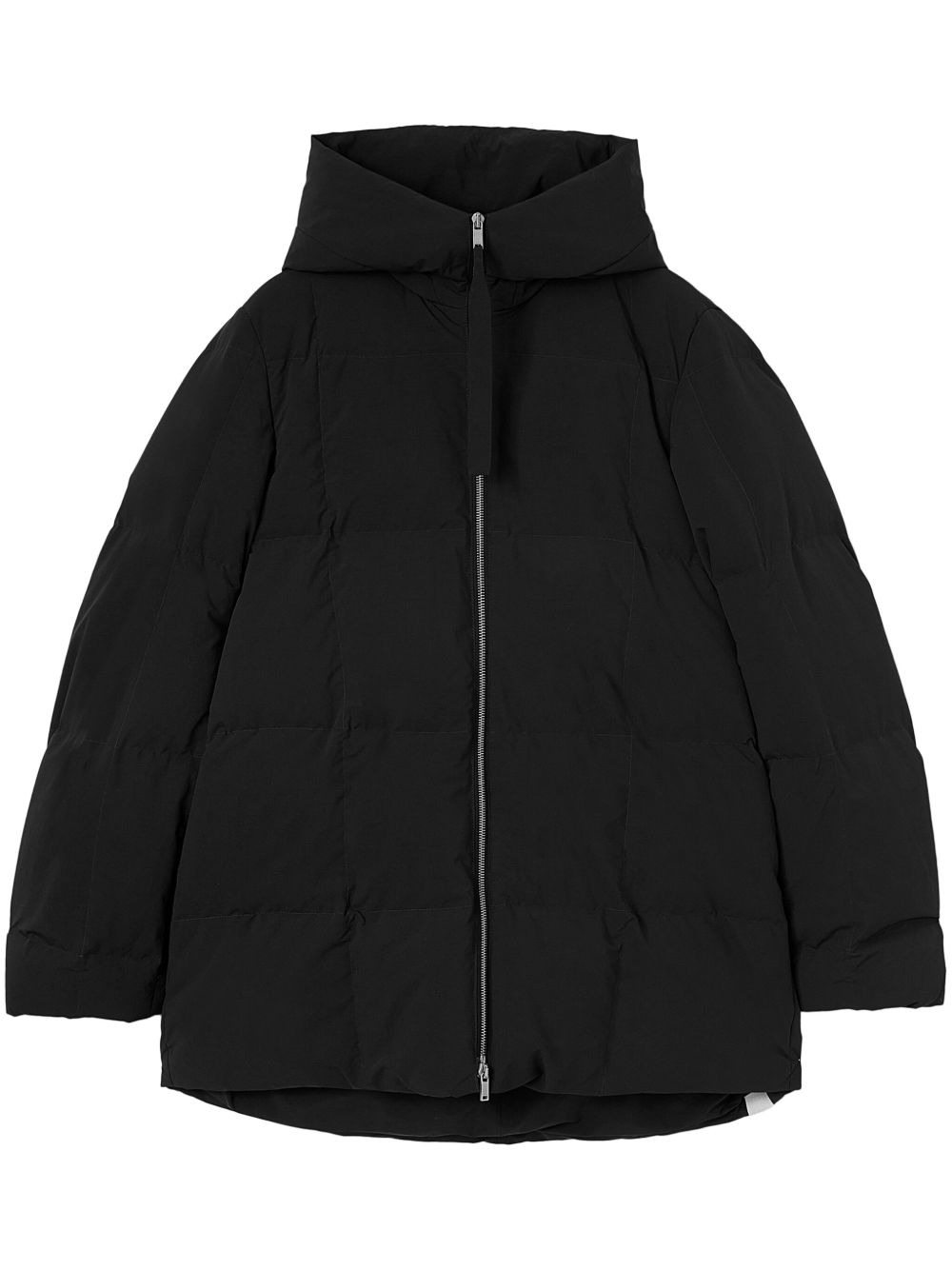 Jil Sander 绗缝羽绒夹克 - 黑色