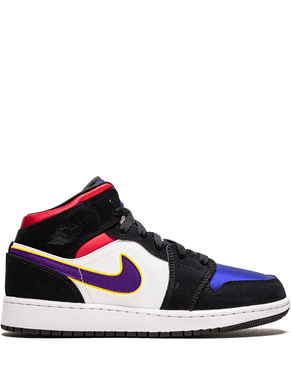 Jordan Kids Air Jordan 1 Mid 运动鞋 - 黑色