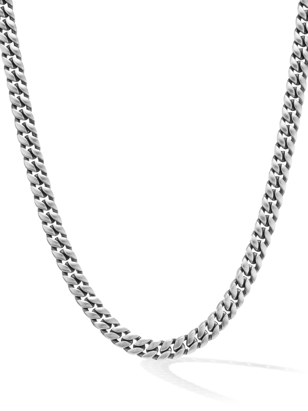 David Yurman 不锈钢锁链式项链 - 银色