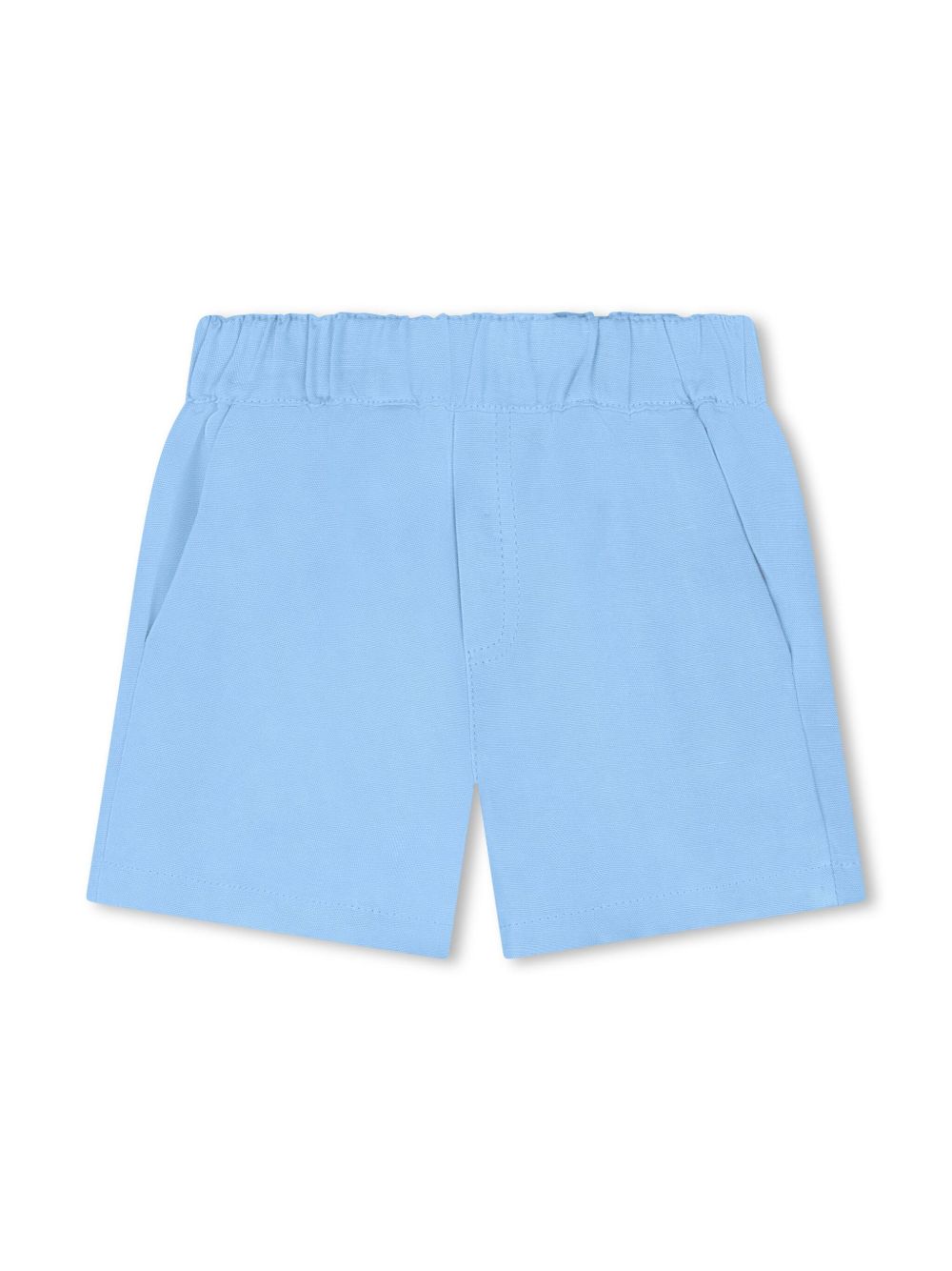Kenzo Kids logo印花运动短裤 - 蓝色