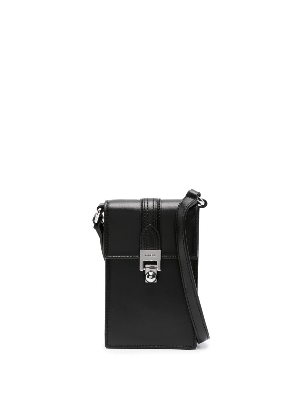 Jacquemus Le Petit Maleti 皮质邮差包 - 黑色