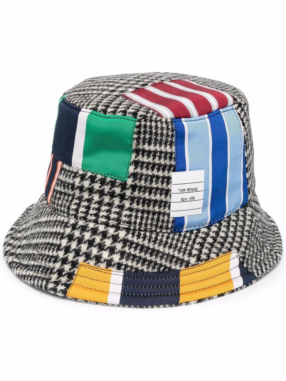 Thom Browne 拼贴设计细节渔夫帽 - 黑色