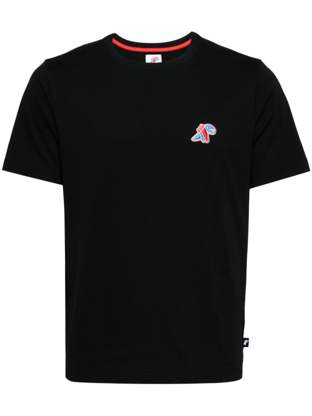 SPORT b. by agnès b. logo刺绣T恤 - 黑色