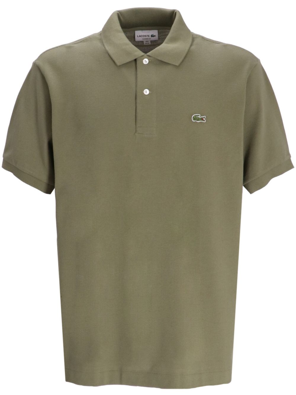 Lacoste logo刺绣polo衫 - 绿色
