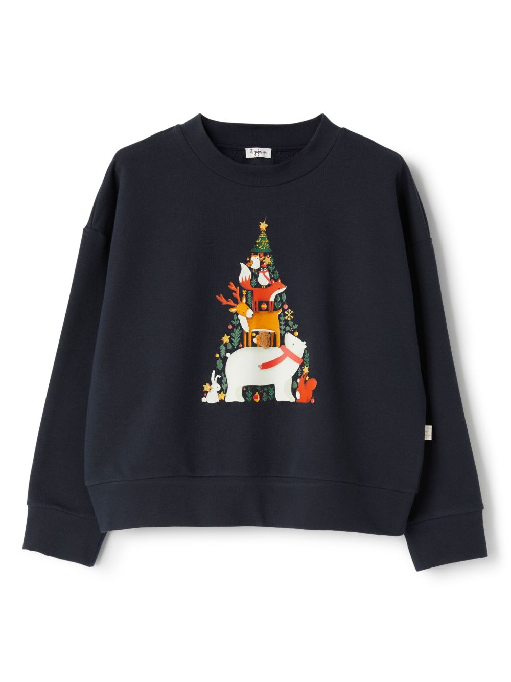 Il Gufo Chrismas 印花卫衣 - 蓝色