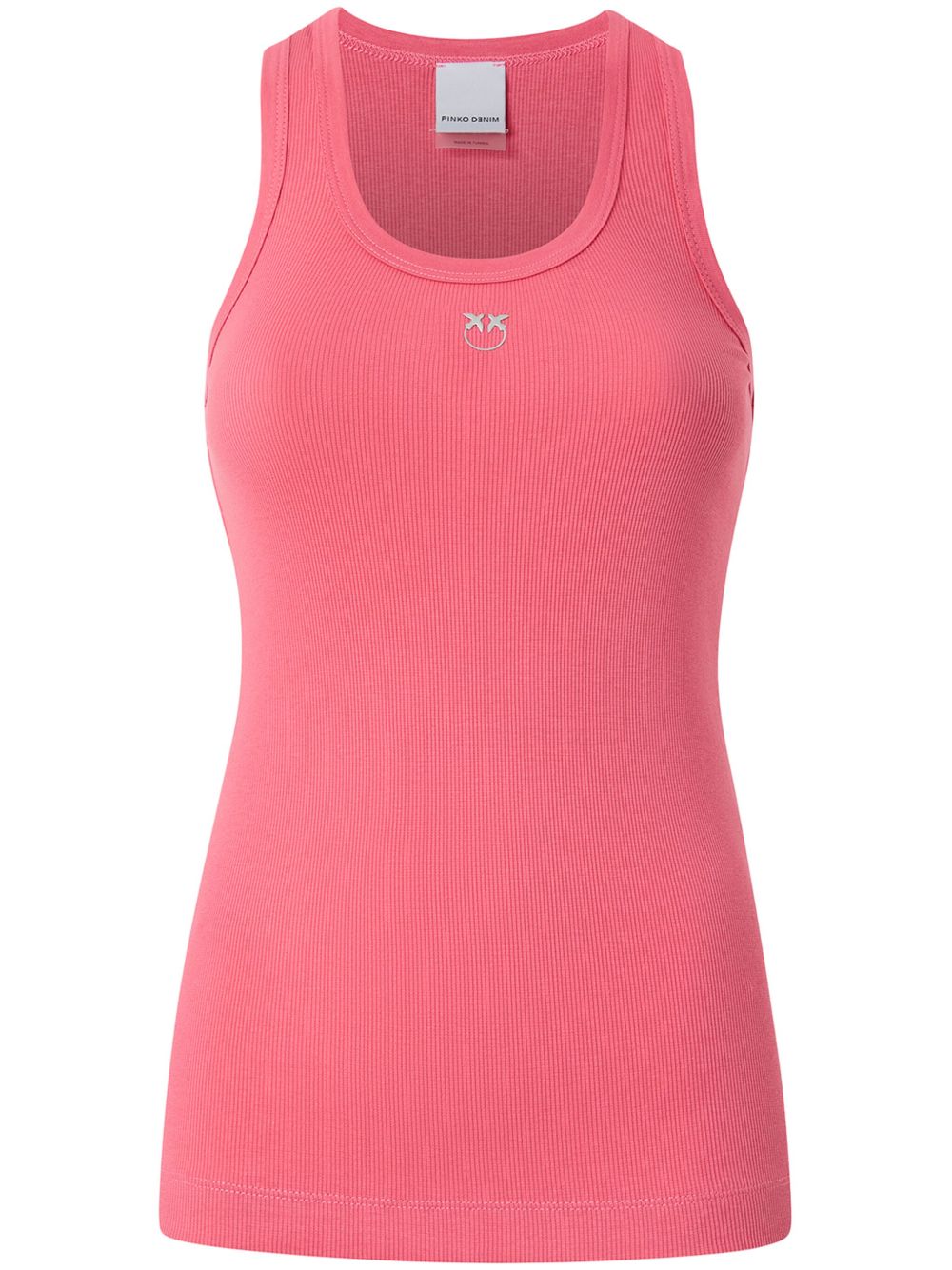 PINKO logo-embroidered tank top - 粉色