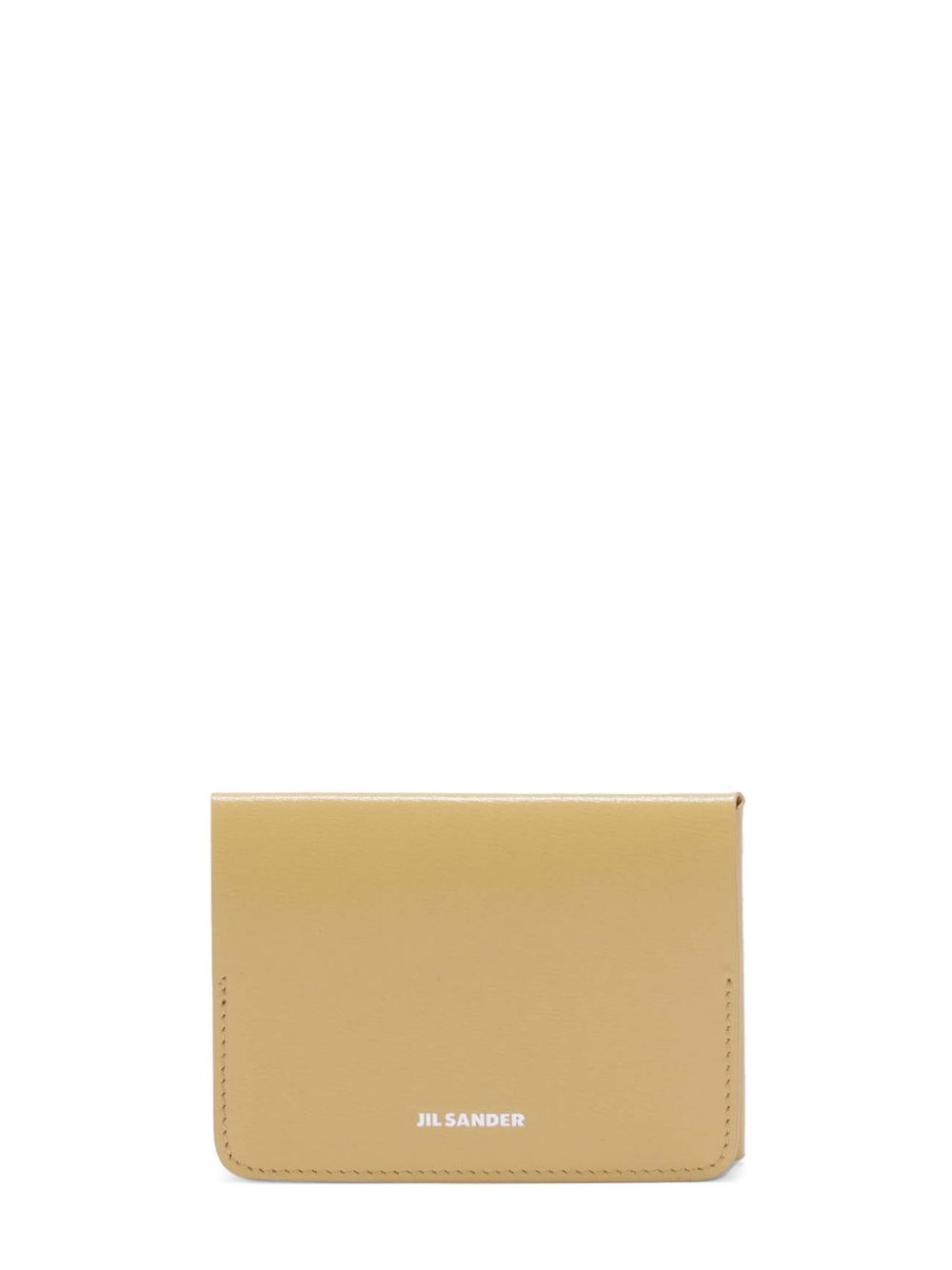 Jil Sander logo标记皮质卡夹 - 黄色