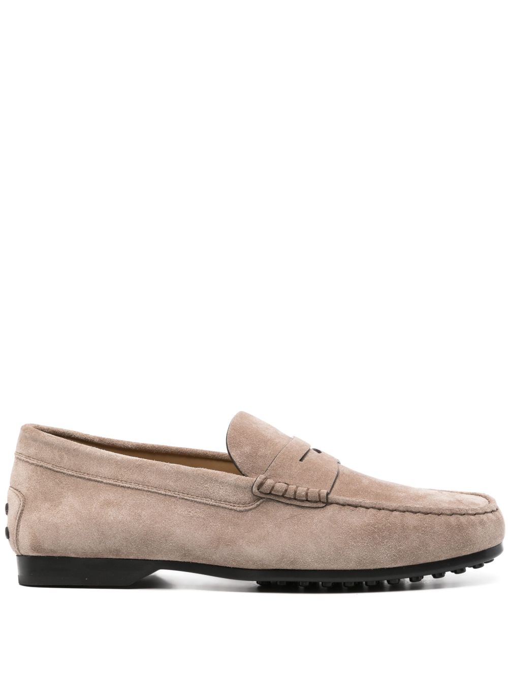 Tod's Gommino 绒面皮乐福鞋 - 中性色