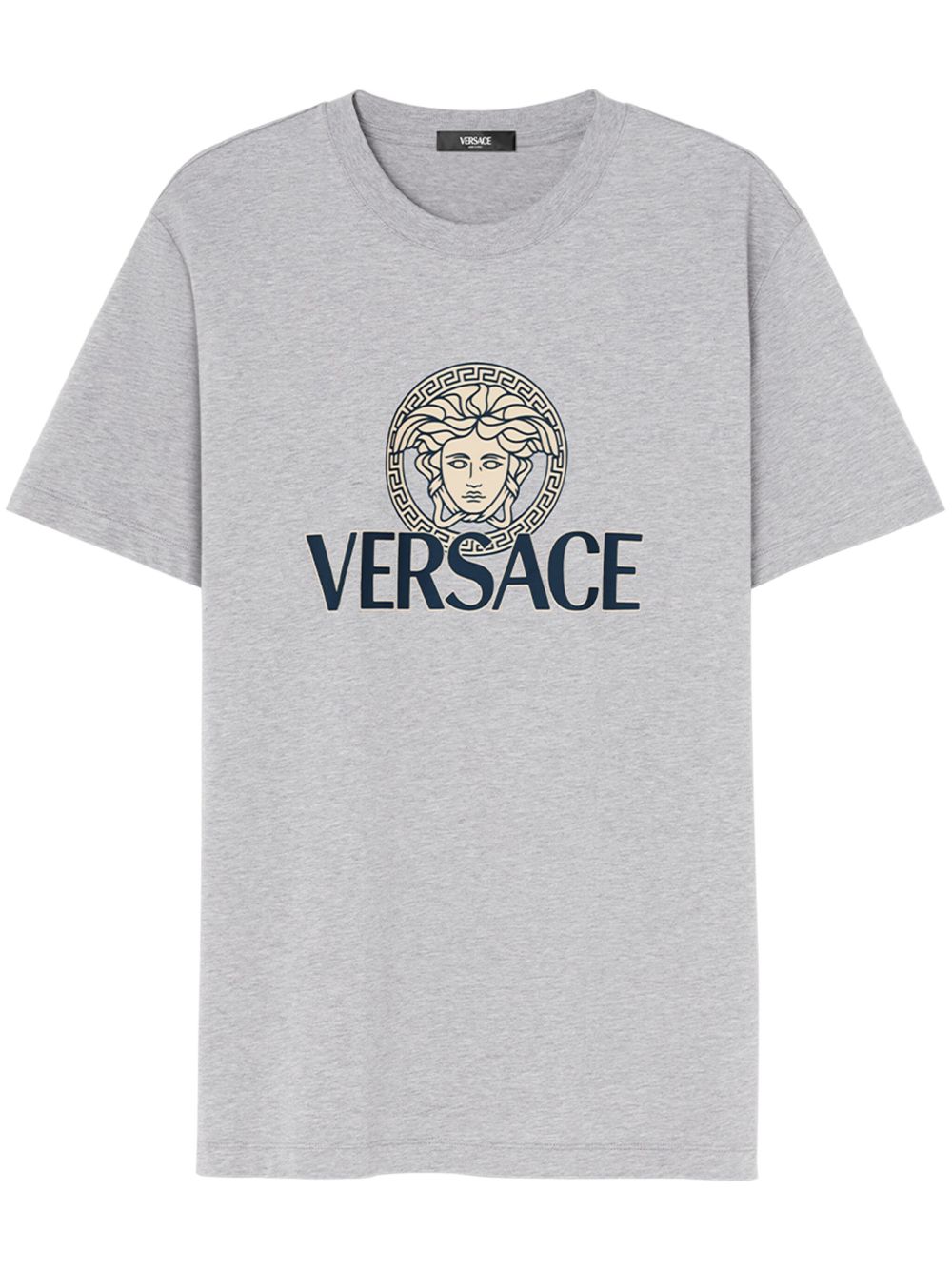 Versace 美杜莎logo印花T恤 - 灰色