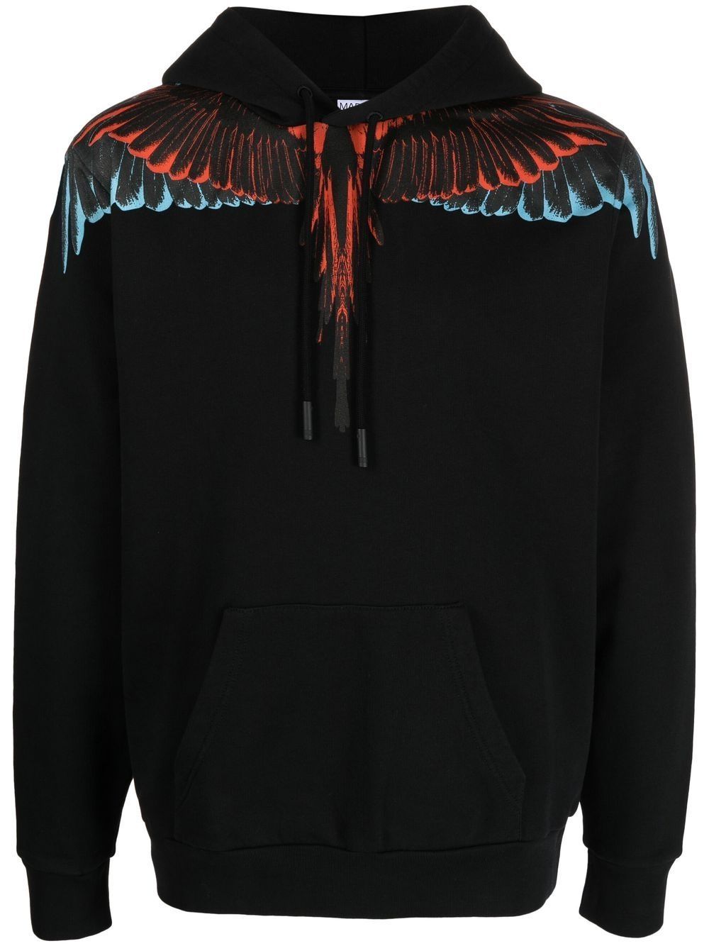 Marcelo Burlon County of Milan Icon Wings 抽绳连帽衫 - 黑色