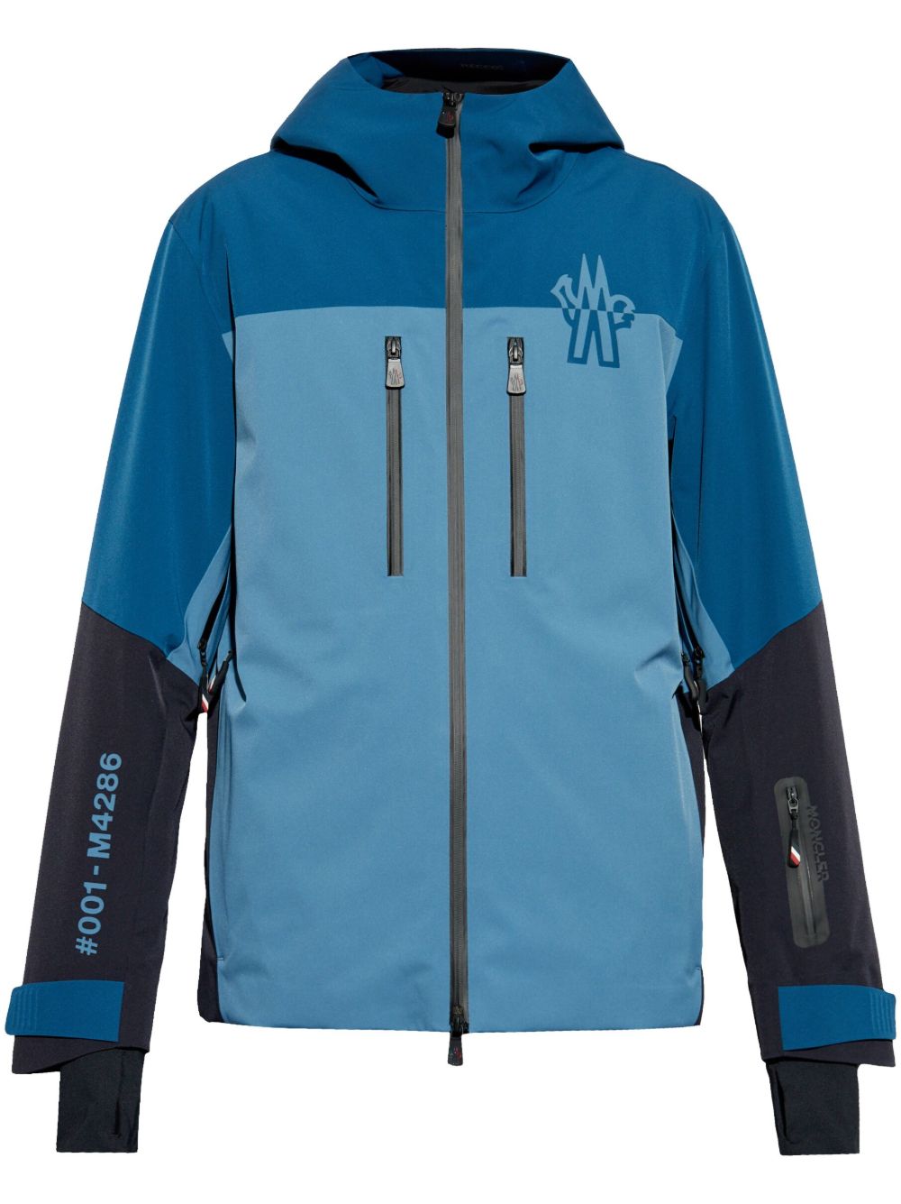 Moncler Grenoble 运动滑雪夹克 - 蓝色