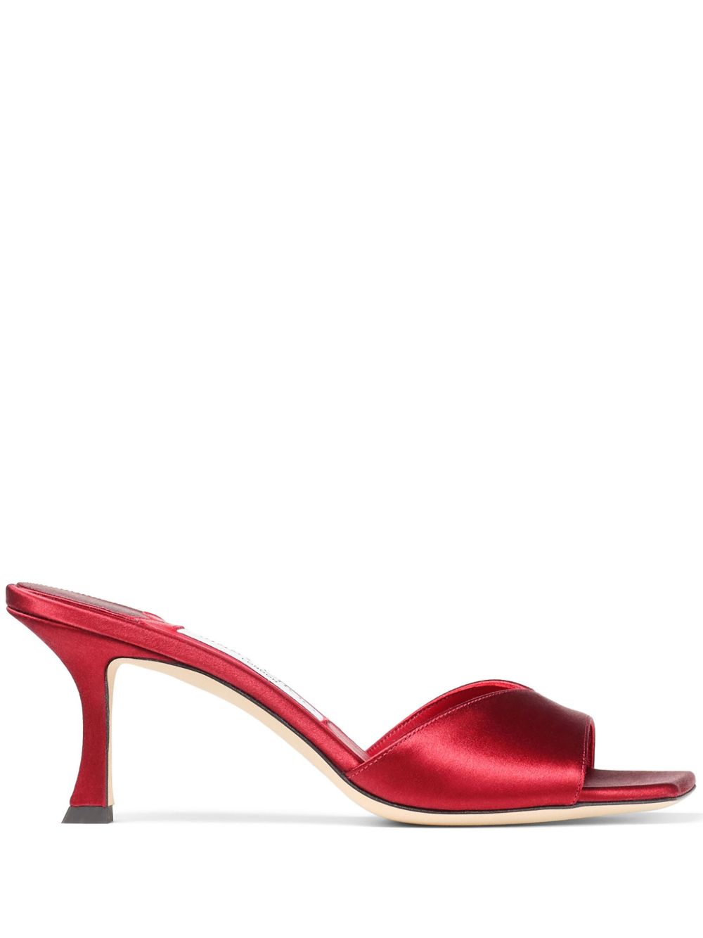 Jimmy Choo Skye 中跟穆勒鞋（7厘米） - 红色