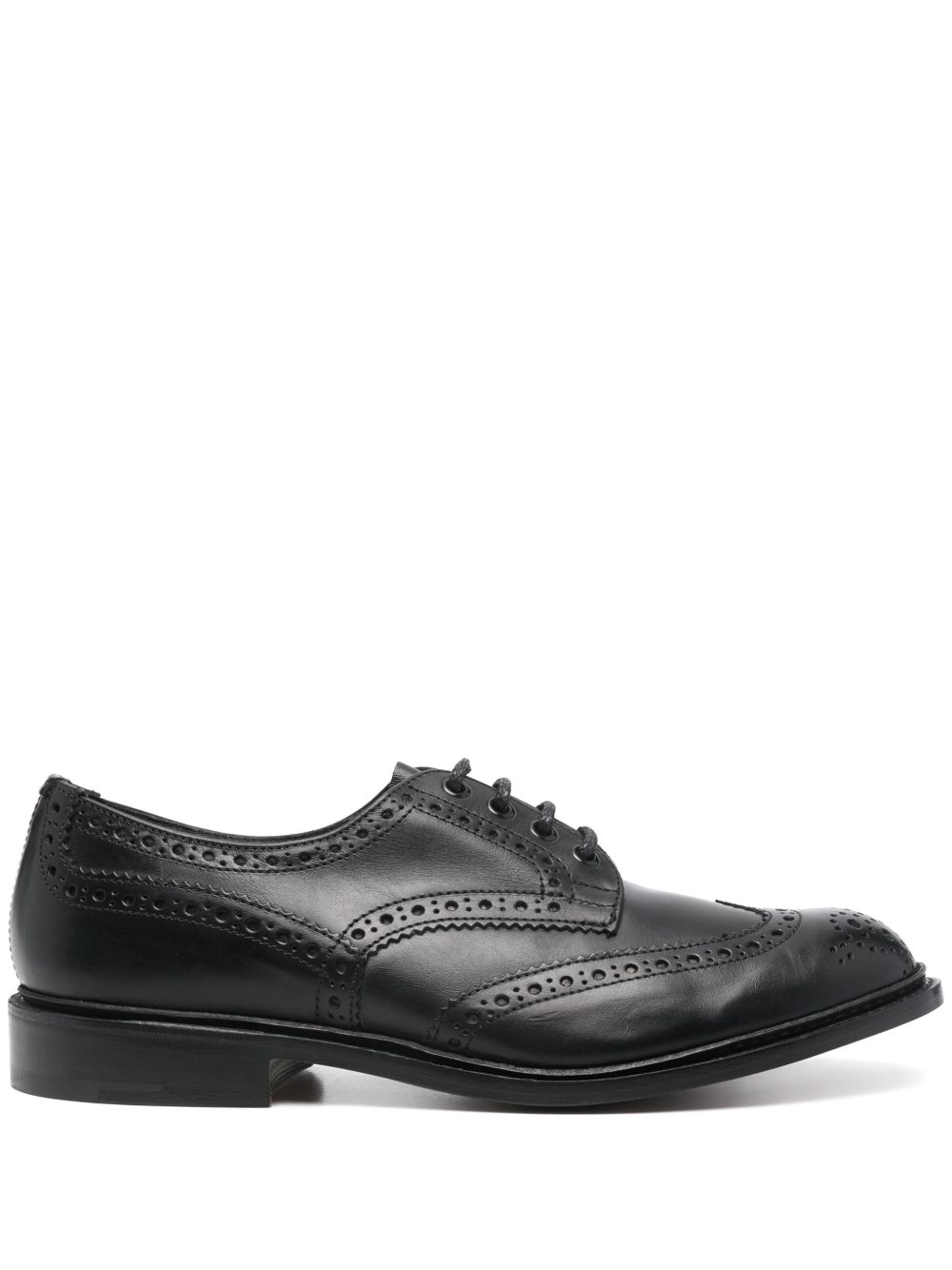 Tricker's Bourton 系带鞋 - 黑色