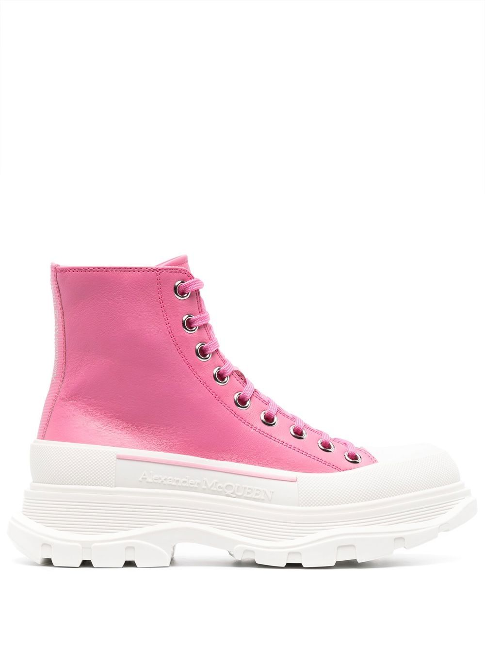Alexander McQueen Tread Slick 短靴 - 粉色