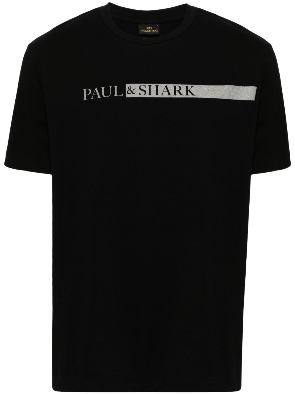 Paul & Shark logo印花T恤 - 黑色