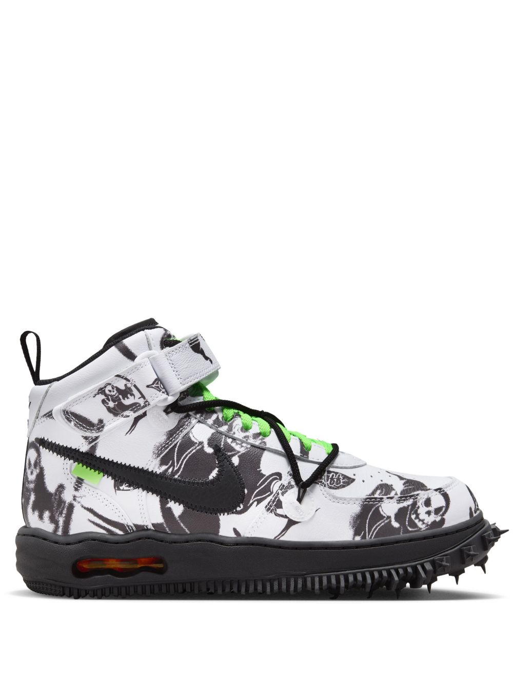 Nike X Off-White Air Force 1 Mid Grim Reaper 运动鞋 - 黑色