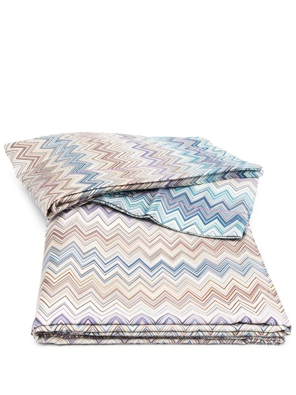 Missoni Home 条纹被套 - 蓝色