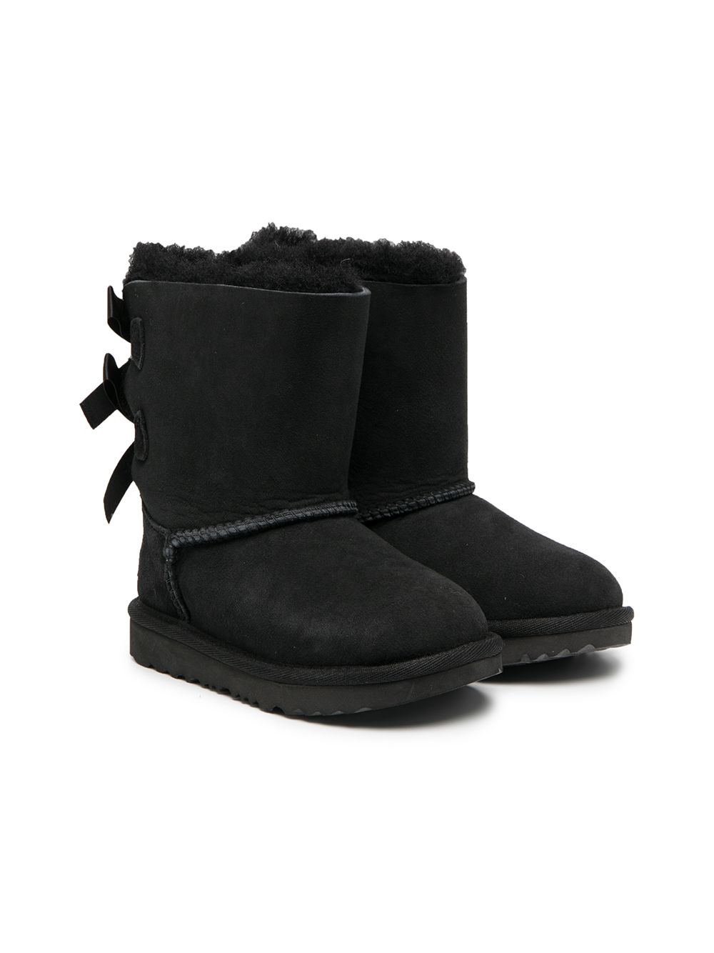 UGG Kids Bailey Bow II 短靴 - 黑色