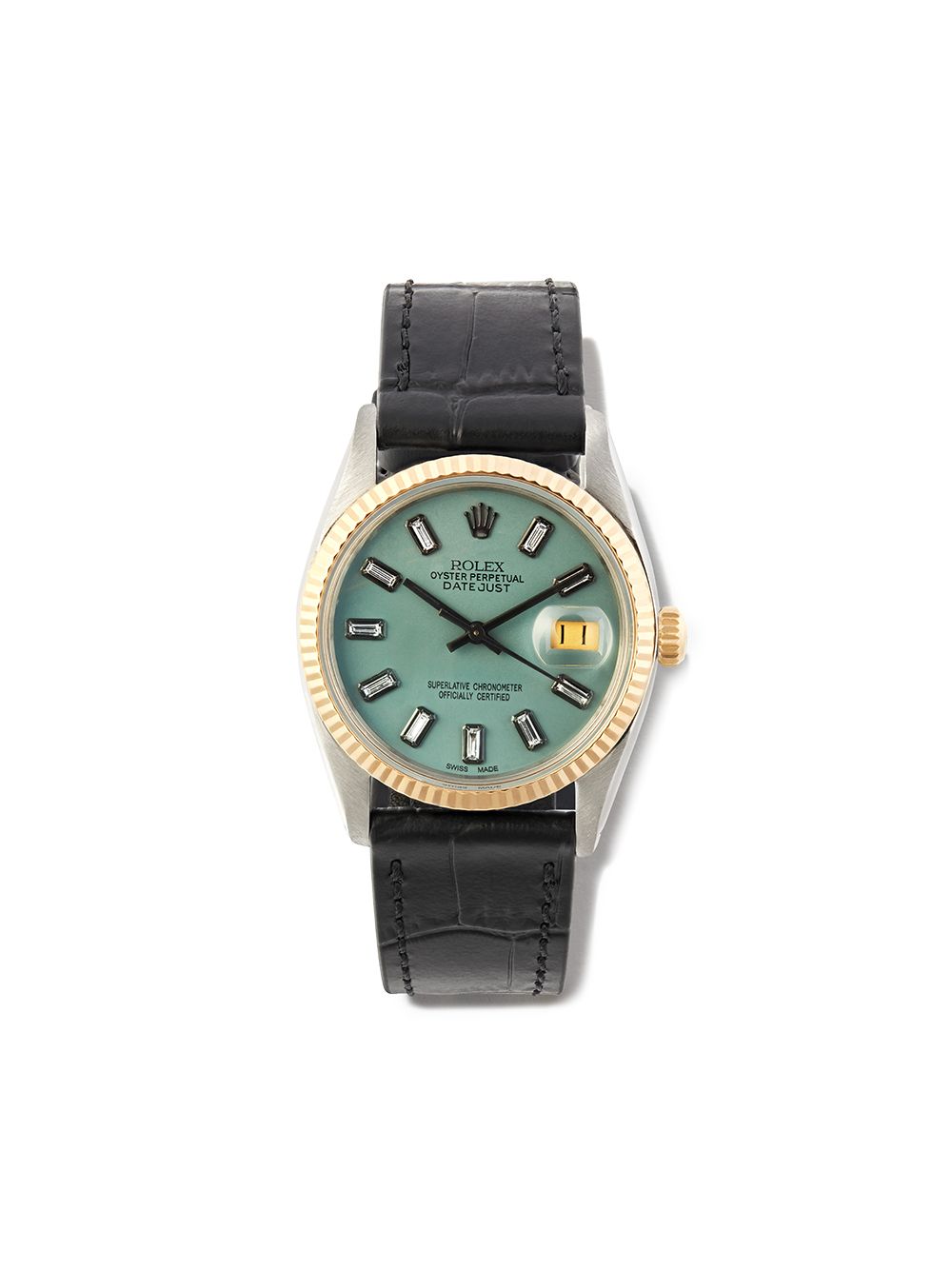 Lizzie Mandler Fine Jewelry Rolex Datejust 定制腕表（典藏款） - 蓝色