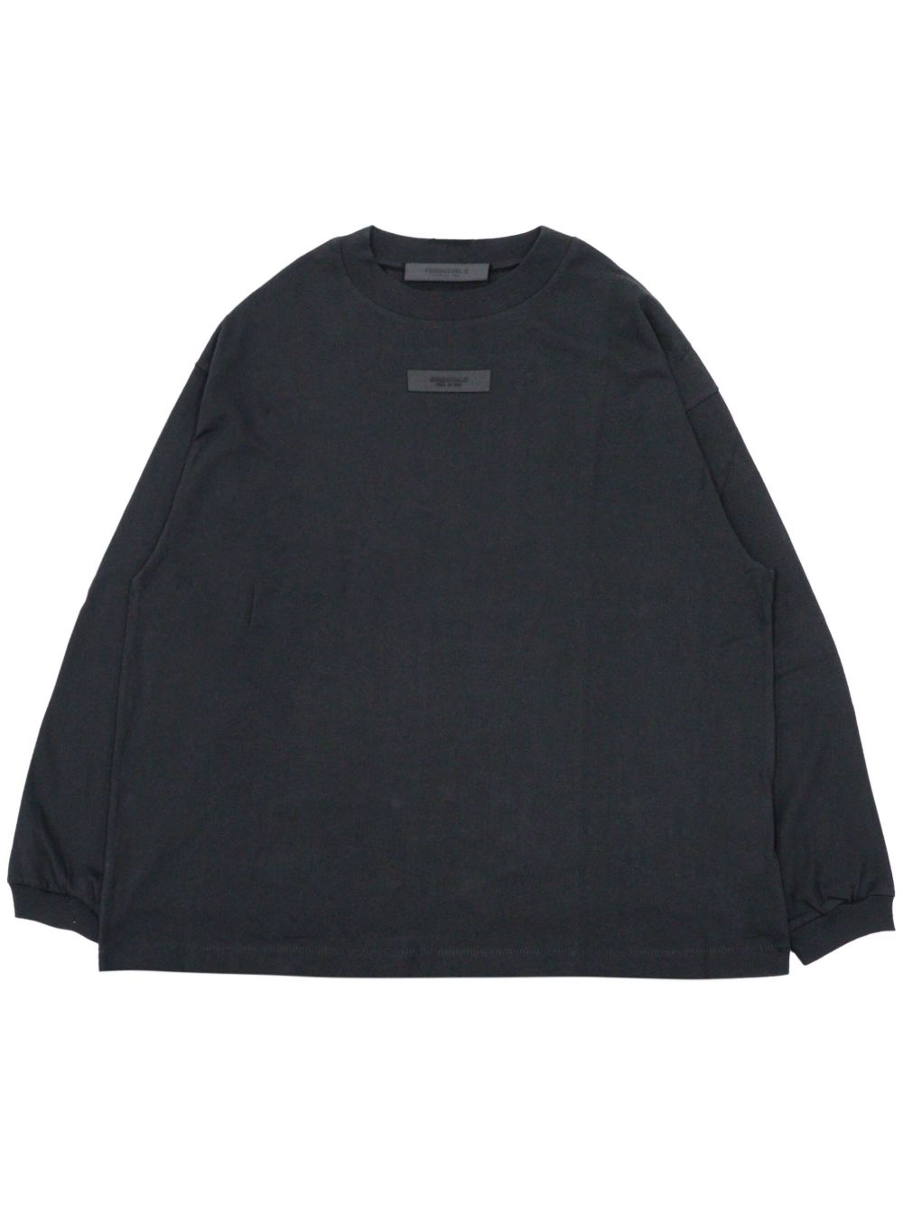 FEAR OF GOD ESSENTIALS logo贴花棉T恤 - 黑色