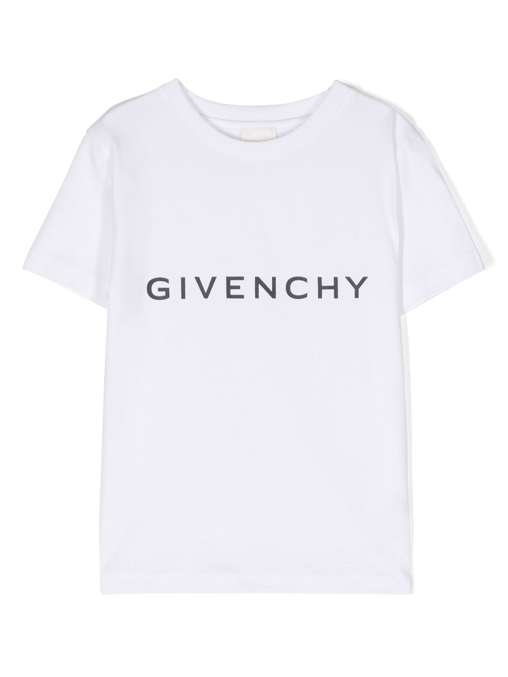 Givenchy Kids logo印花棉T恤 - 白色