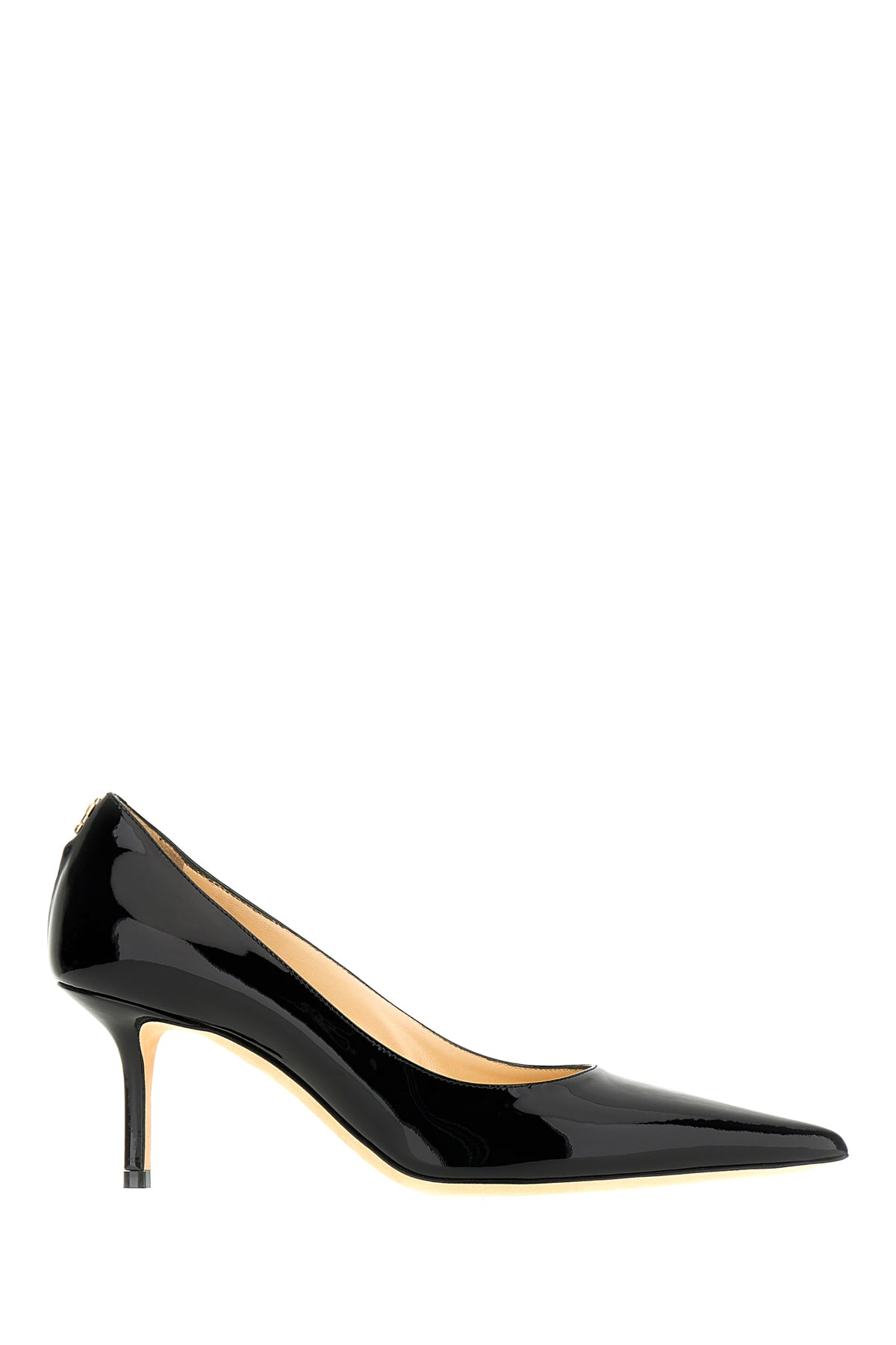 Jimmy Choo 黑色皮革Love高跟鞋