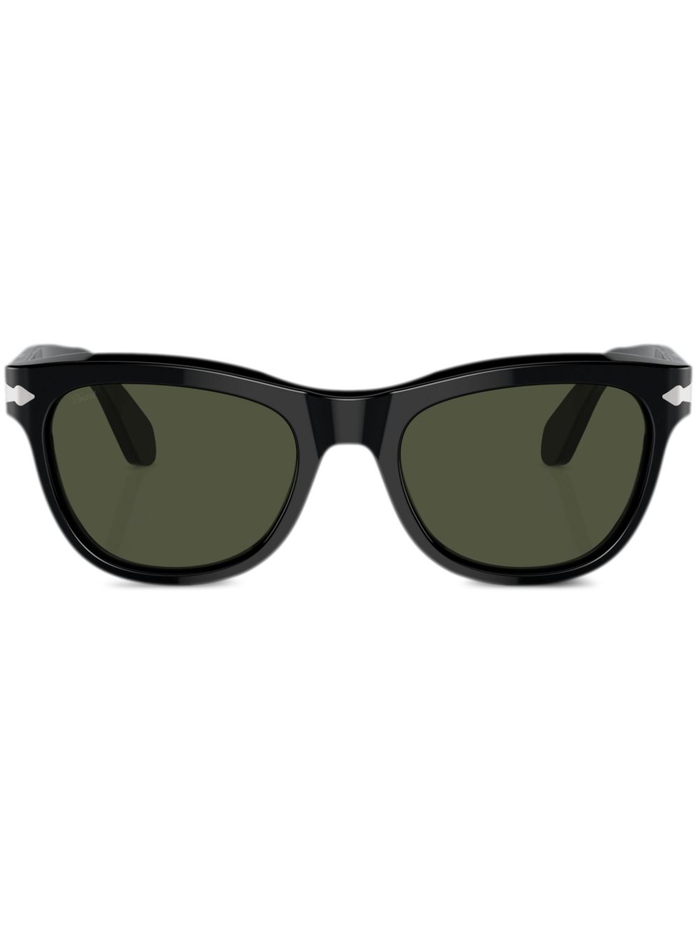 Persol 方框太阳眼镜 - 黑色