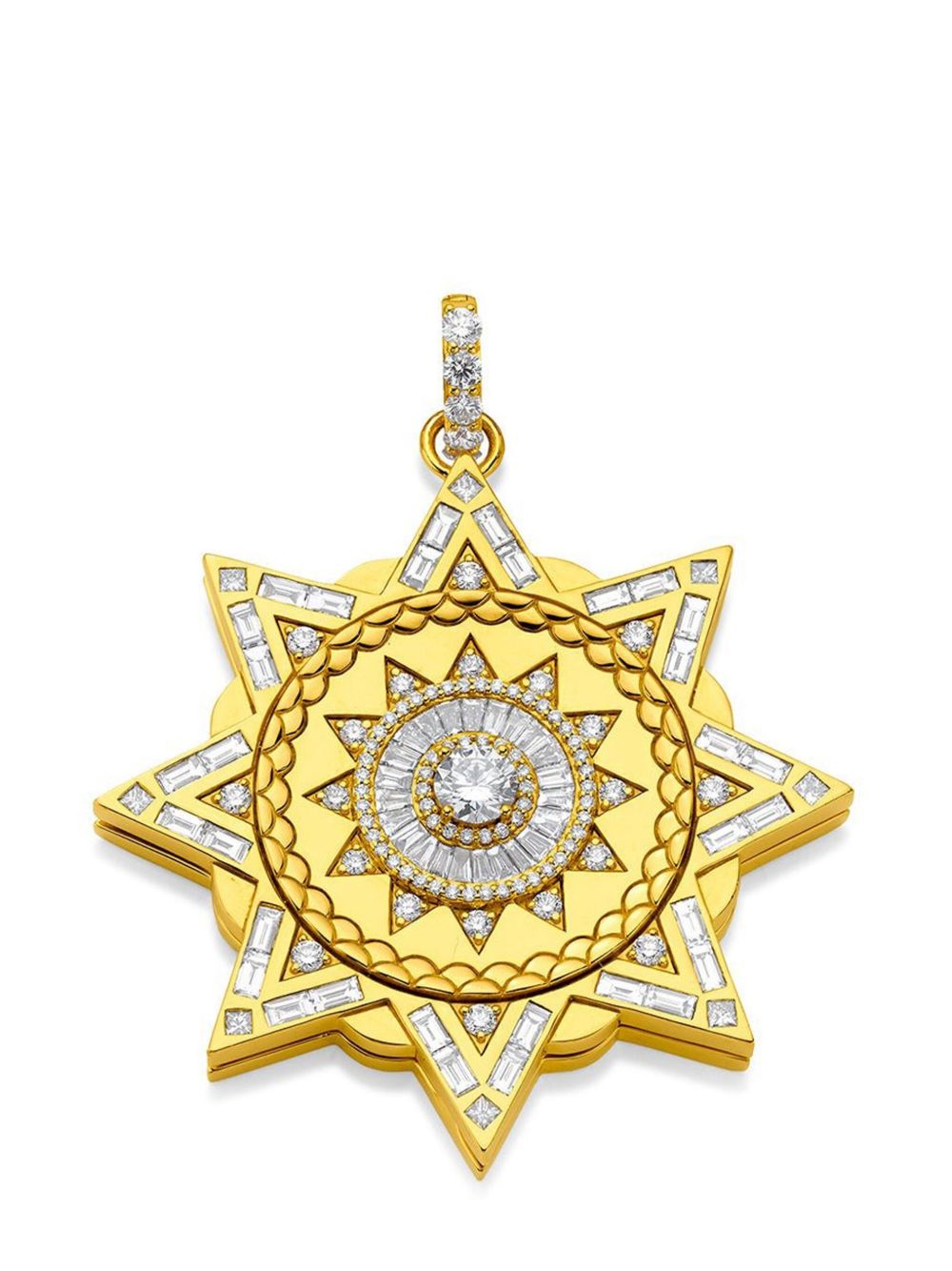 BUDDHA MAMA 20K黄金 Sundial 吊坠 - 金色