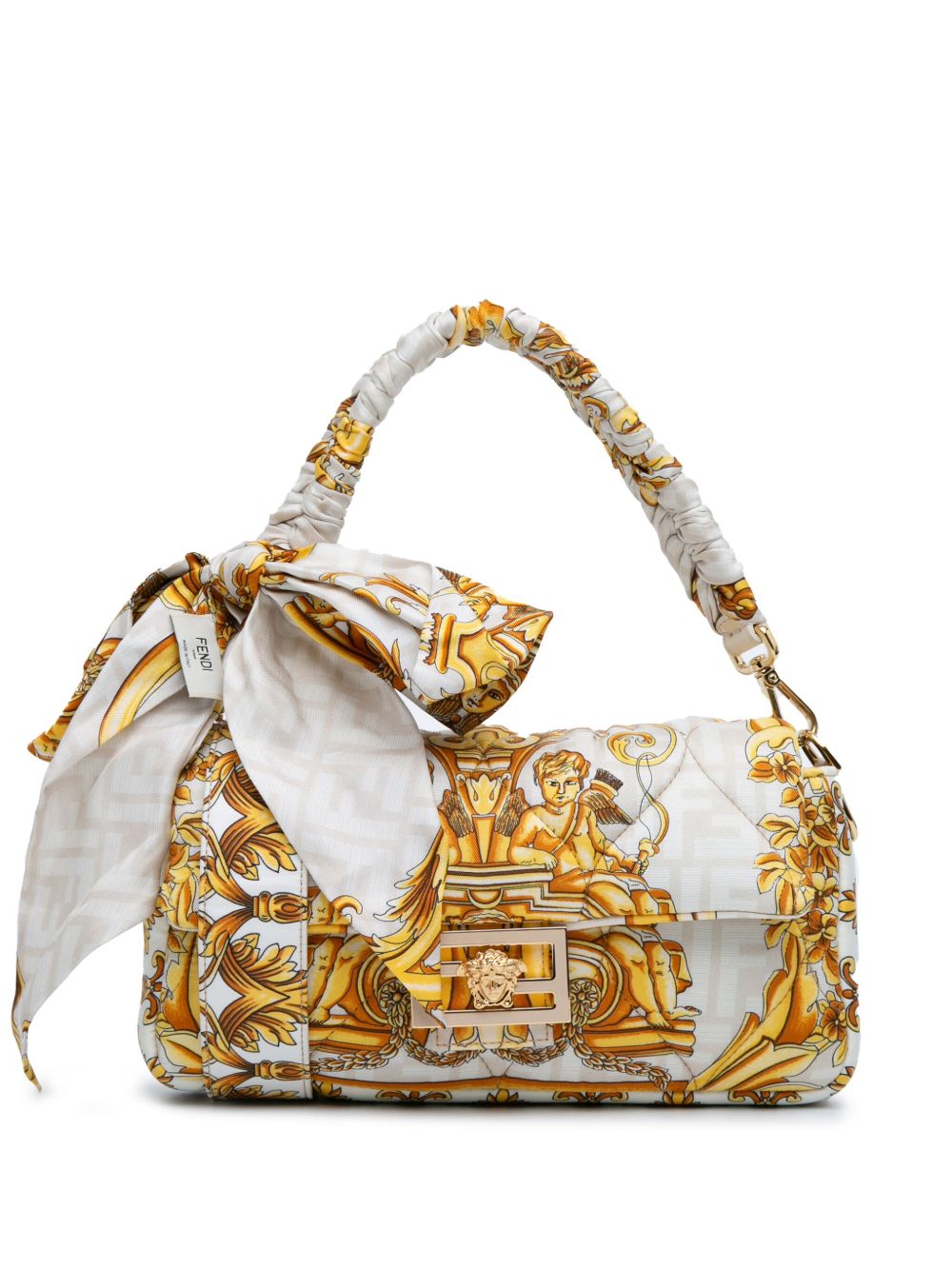 Fendi Pre-Owned Versace Fendace Baguette 斜挎包（2012-2024年典藏款） - 白色