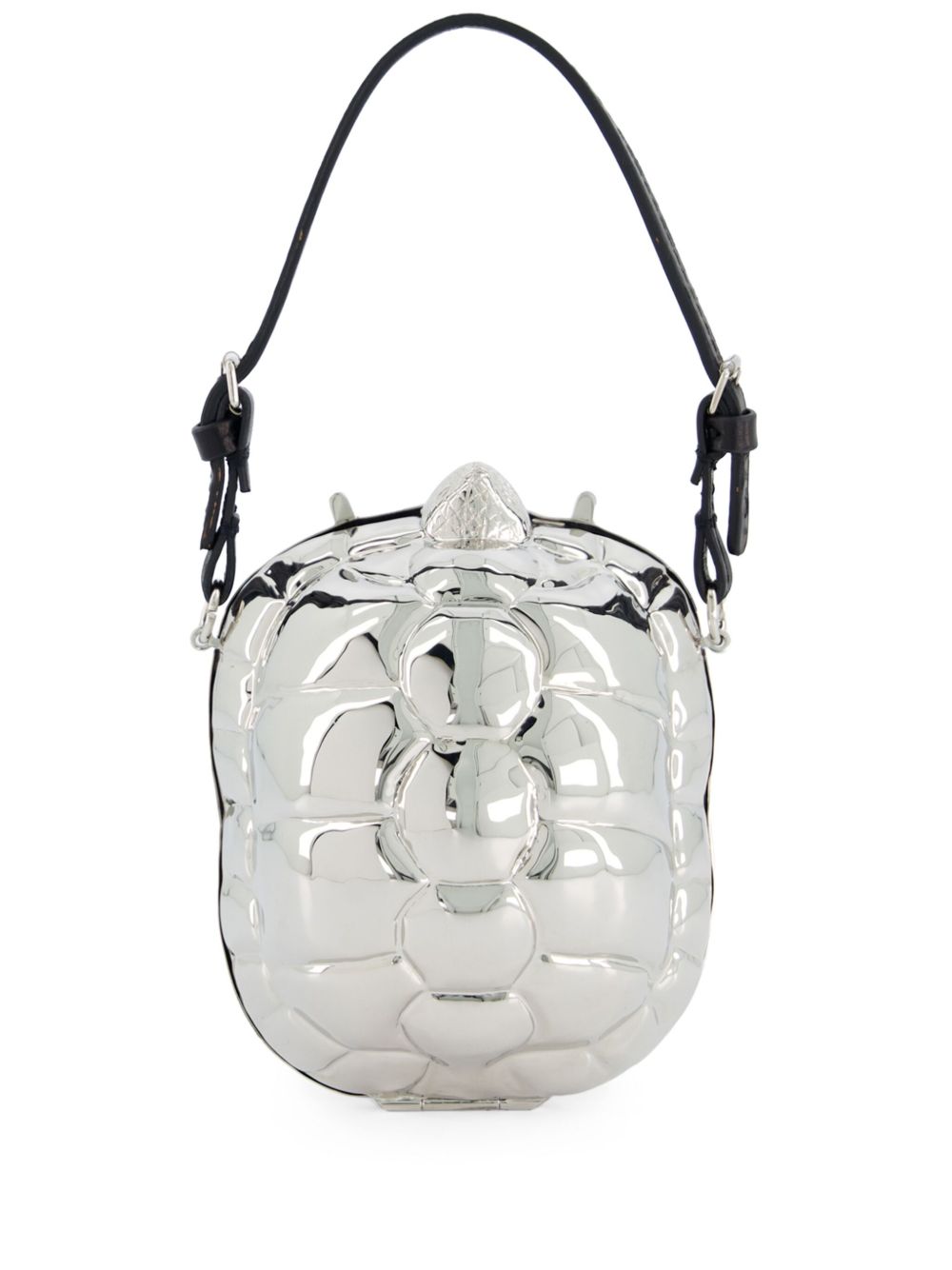 Giambattista Valli Esopo 金属感手拿包 - 银色