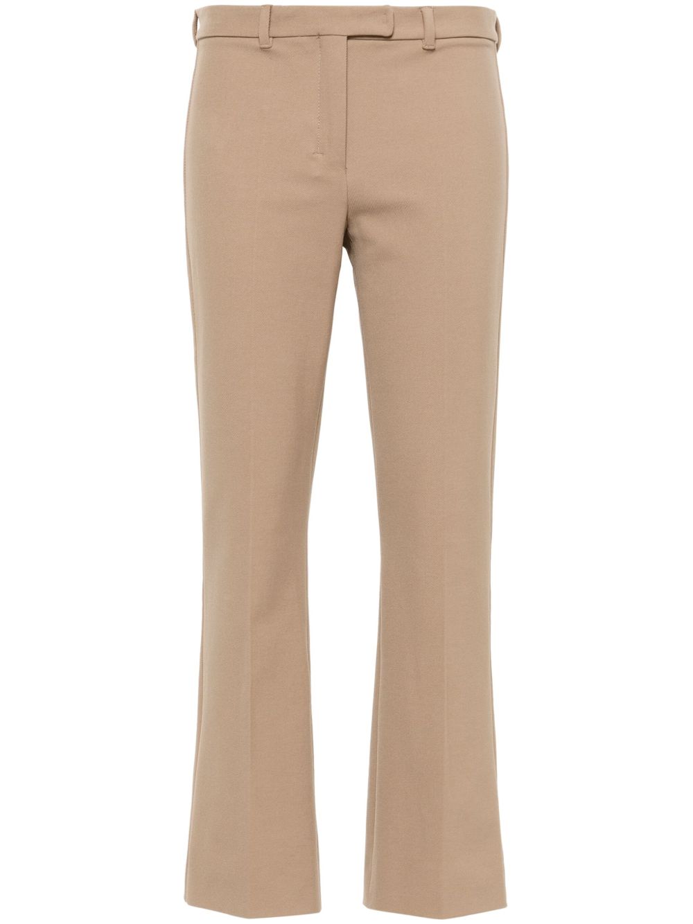 'S Max Mara Umanita 斜纹布露踝裤 - 中性色